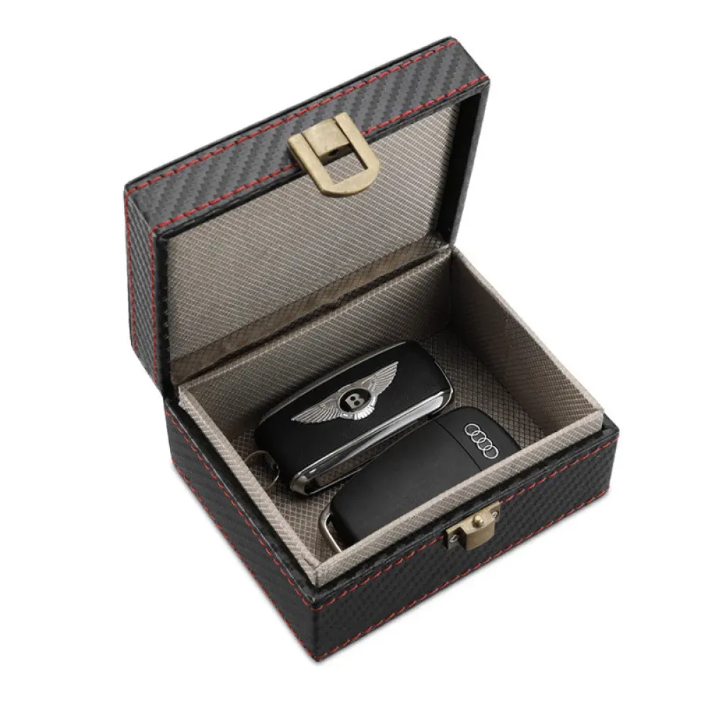 Small Faraday Box ZM-HZ-1002 — Carbon Fiber Signal Shielding Key Box 175g product photo 5