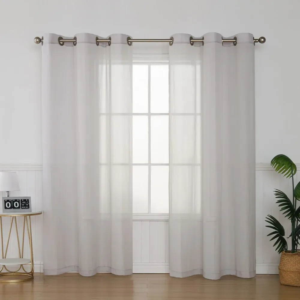 EMF Protection Curtain CL003 — Silver Fiber RF Shielding Drapery main product photo