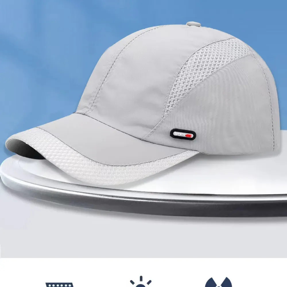 EMF Protection Baseball Cap ZM-MZ-203 — Silver Fiber Anti Radiation Sports Cap 11cm Depth product photo 5