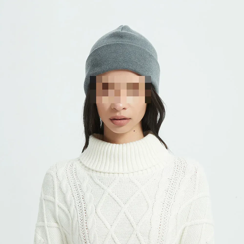 EMF Protection Knit Beanie M011 — Silver Fiber Anti Radiation Winter Hat main product photo