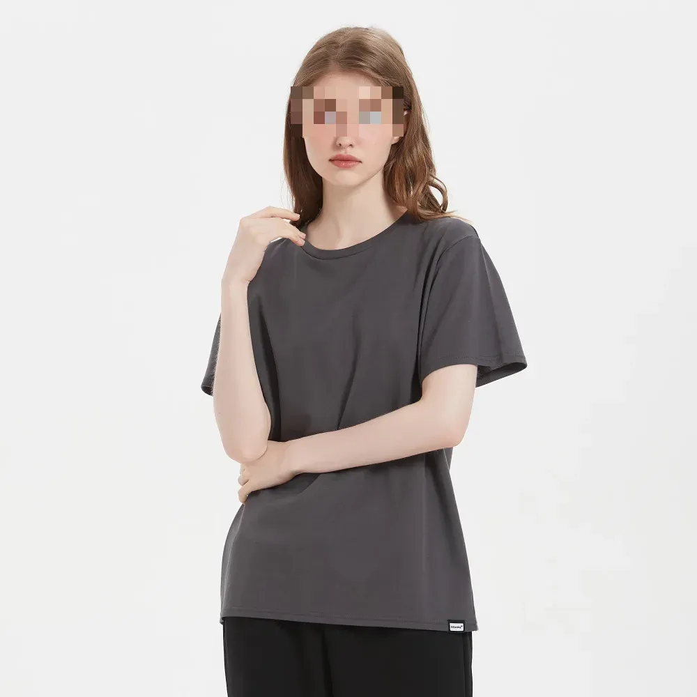 EMF Protection T-Shirt TX003 — Silver Fiber Anti Radiation Short Sleeve Crew Neck main product photo