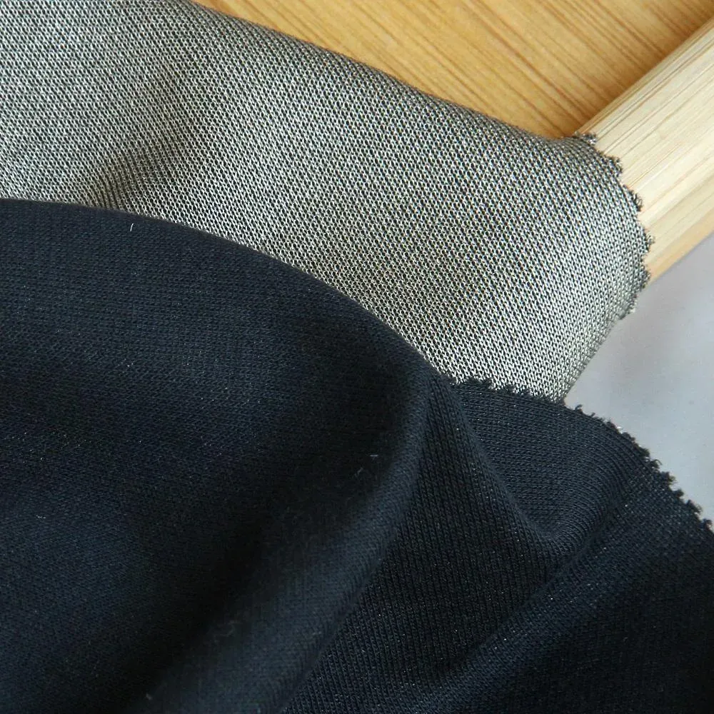 SILVER 75#B Silver Fiber Fabric — 42% Silver EMF Shielding Cloth by the Meter (Top Seller) main product photo