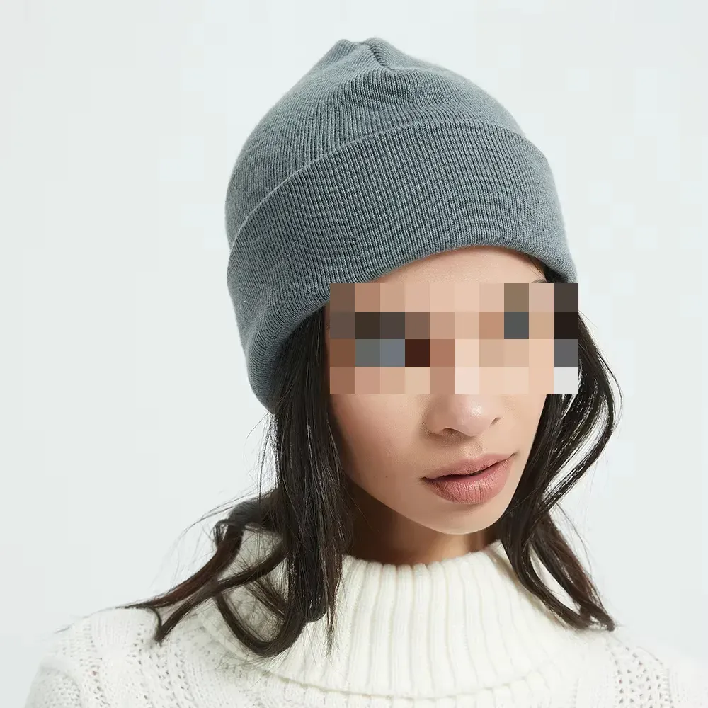 EMF Protection Knit Beanie M011 — Silver Fiber Anti Radiation Winter Hat product photo 6