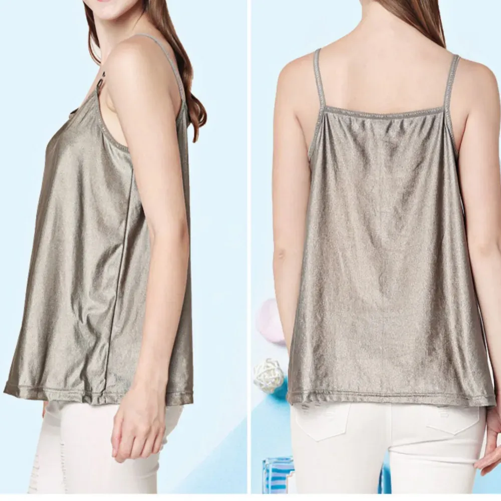 Silver Fiber Stretch Fabric ZM-YQW-105 — Two-Side Conductive EMF Shielding Cloth product photo 2