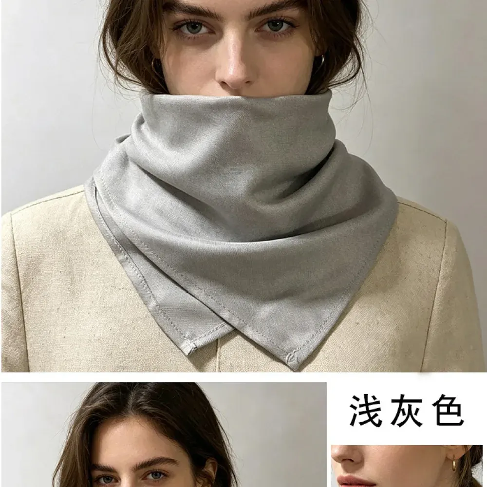 EMF Protection Scarf ZM-WJ-901 — Silver Fiber Neck Shielding Wrap Multi-Color product photo 7