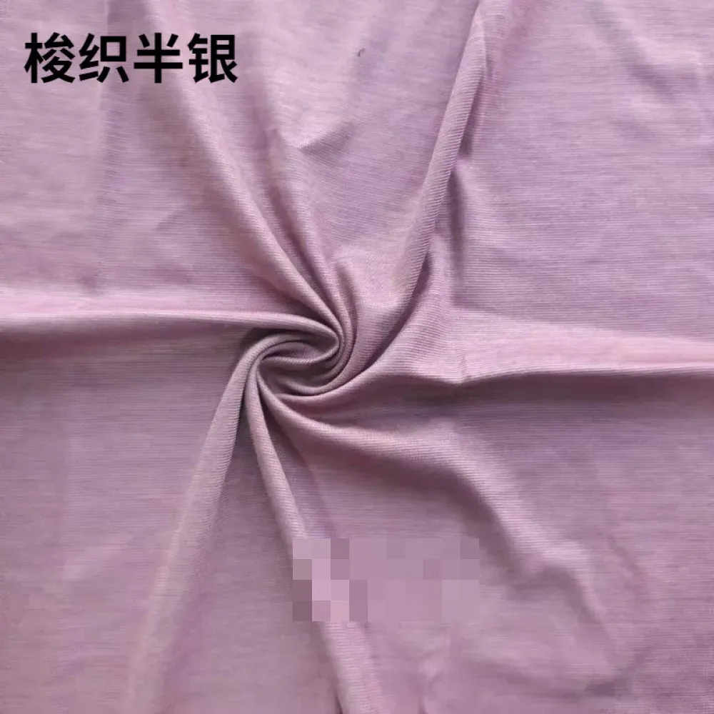 Silver Fiber RF Shielding Textile ZM-YQW-110 — Anti Radiation Conductive Fabric by the Meter product photo 6