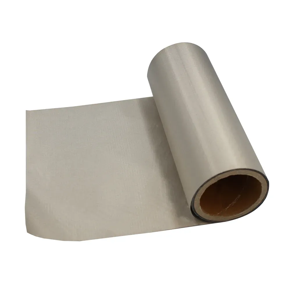 Copper Nickel Checkered Fabric — EMF Shielding Textile CU-CHECK — 60–90 dB Manufacturer-Tested main product photo