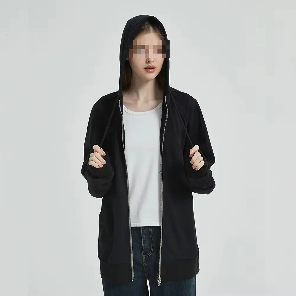 EMF Protection Zip Hoodie WY001A — Silver Fiber Anti Radiation Jacket product photo 3