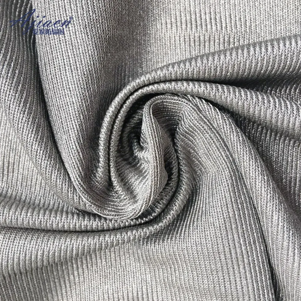 EMF Protection Curtain ZM-CL-1203 — Silver Fiber RF Shielding Drapery product photo 2