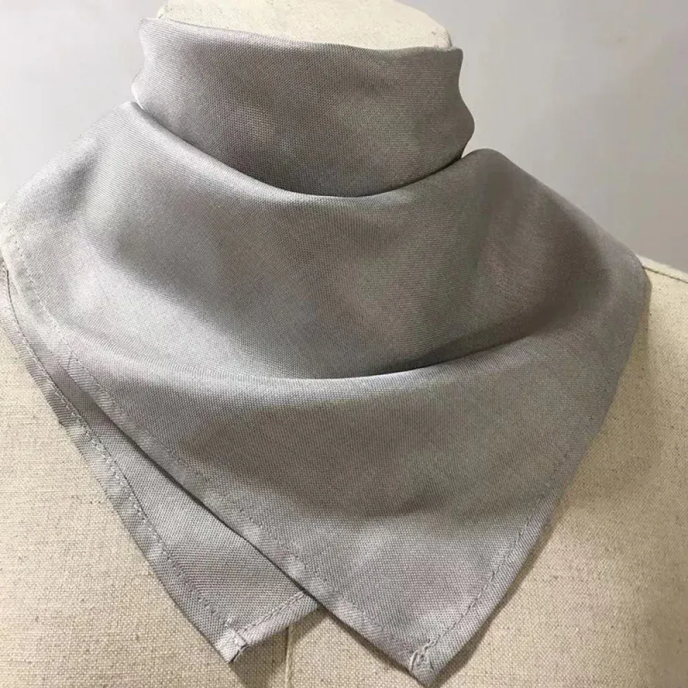EMF Protection Scarf ZM-WJ-901 — Silver Fiber Neck Shielding Wrap Multi-Color product photo 4
