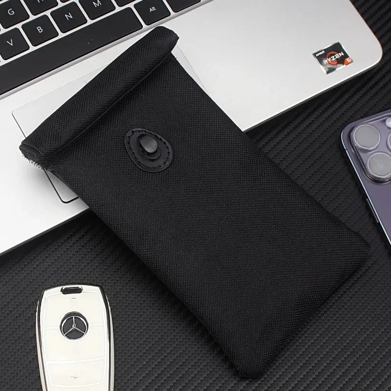 Faraday Phone Bag ZM-SJB-802 — Signal Blocking Anti Scanning Pouch with RFID Blocking product photo 4