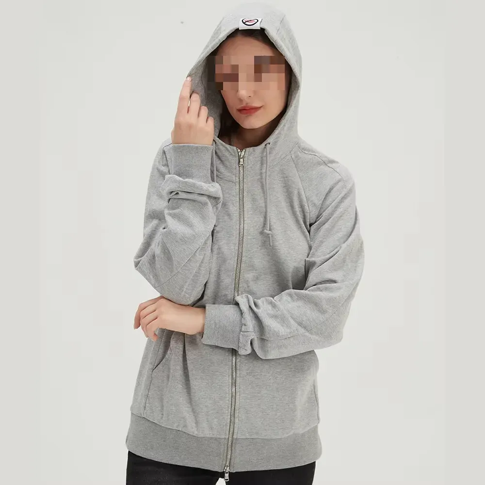 EMF Protection Zip Hoodie WY001A — Silver Fiber Anti Radiation Jacket product photo 5