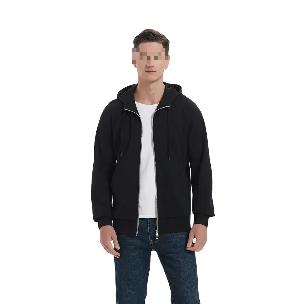 EMF Protection Zip Hoodie WY001A — Silver Fiber Anti Radiation Jacket product photo 6