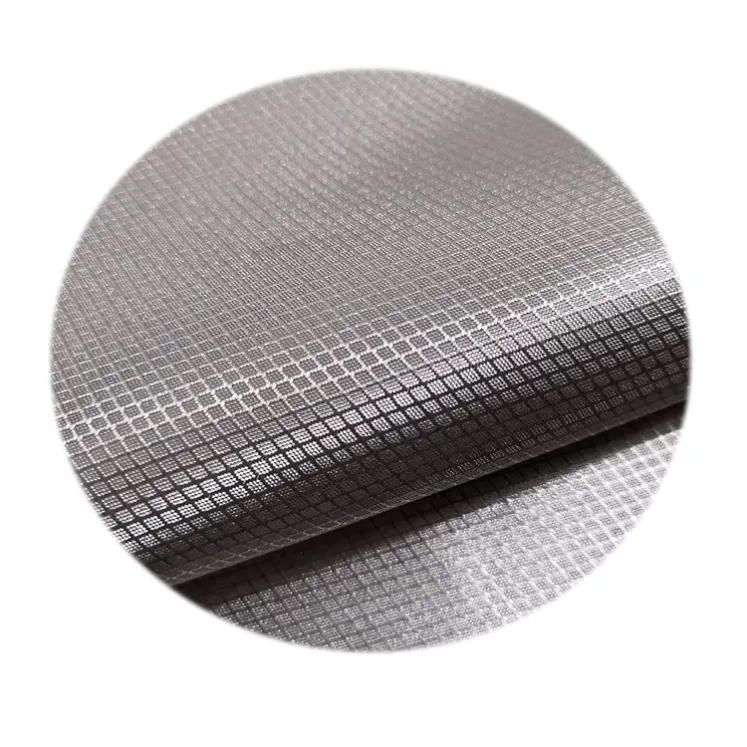 diamond shape grid shape anti radiation emf rf shielding fabric (2)
