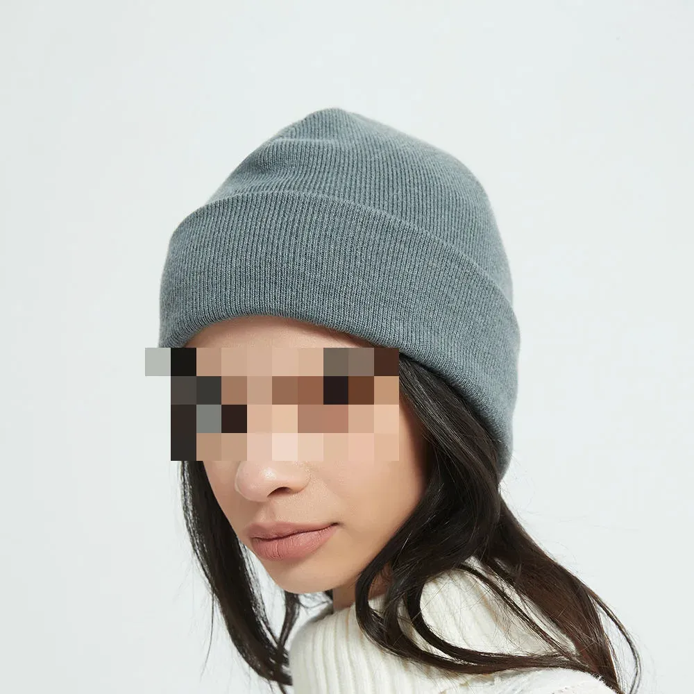 EMF Protection Knit Beanie M011 — Silver Fiber Anti Radiation Winter Hat product photo 4