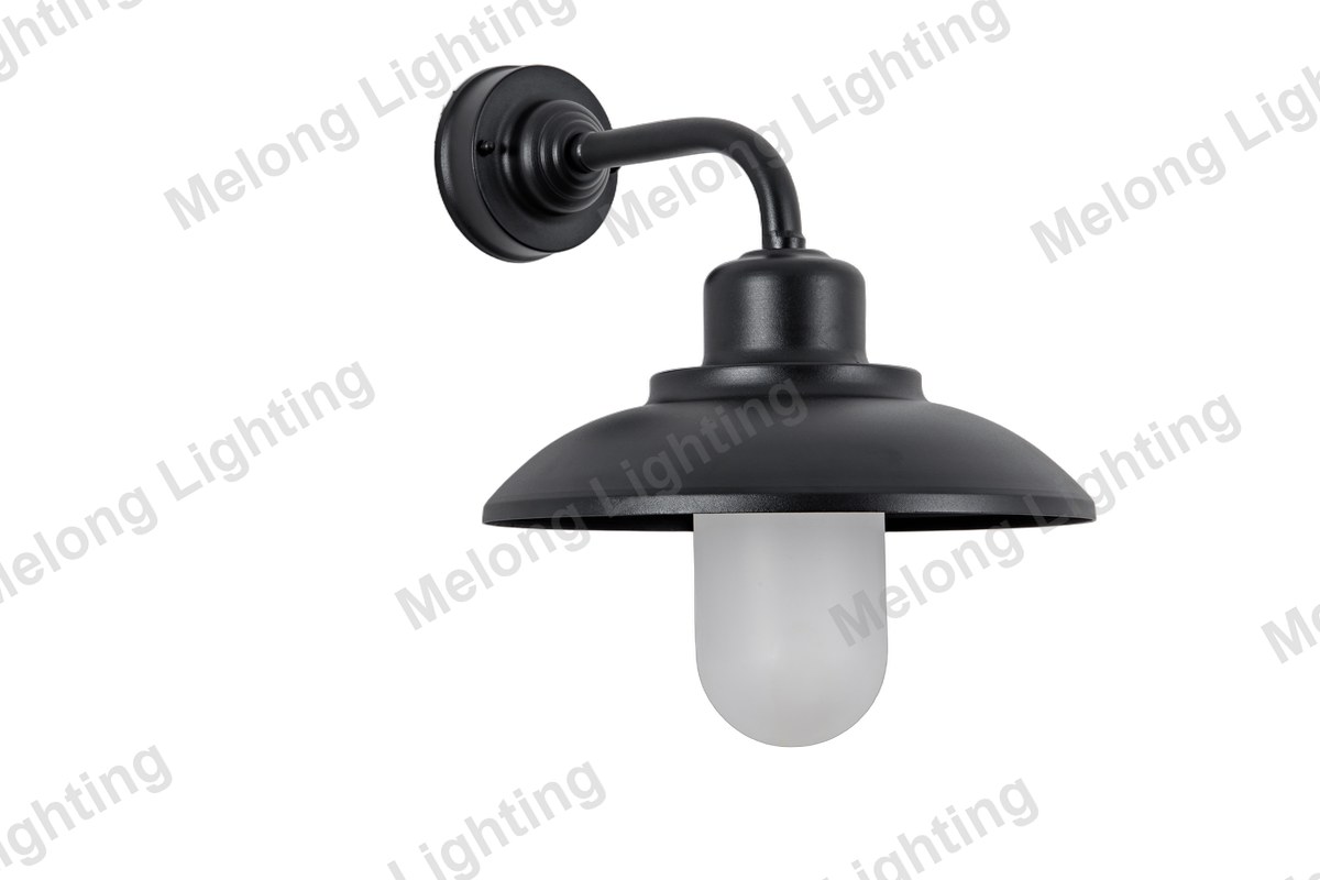 Modern Outdoor Wall Light for Exterior Walls 8497W - die-cast aluminum outdoor wall lamp with glass (8497W)