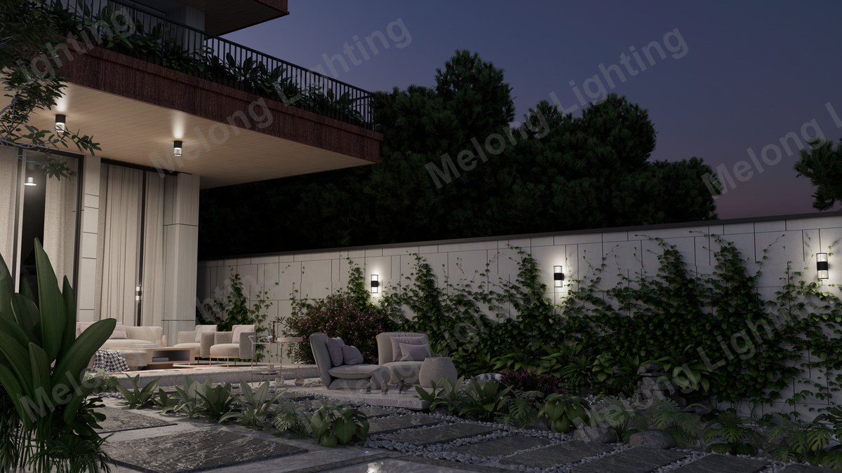 Modern LED Outdoor Wall Light for Exterior Lighting B3047 - die-cast aluminum grille collection outdoor light (B3047)