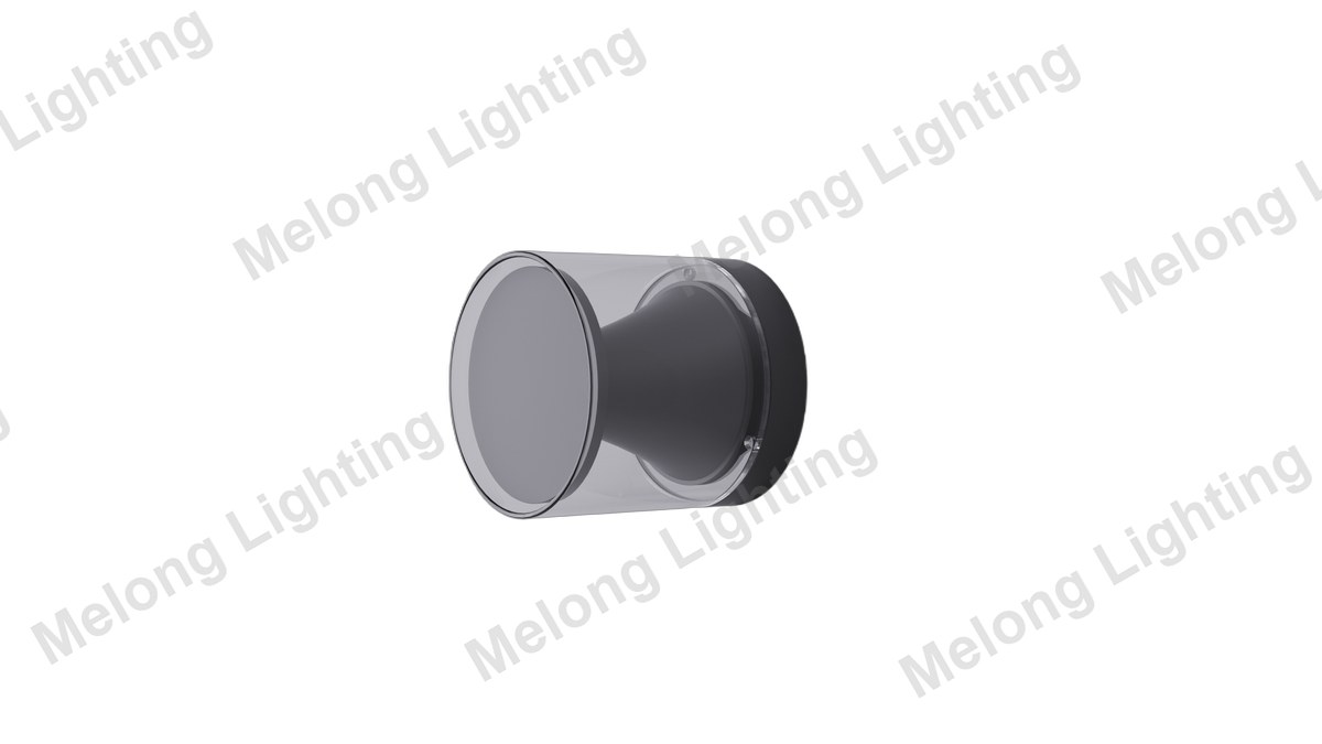 Modern Glass Outdoor Wall Light B3077L - die-cast aluminum outdoor light (B3077L)