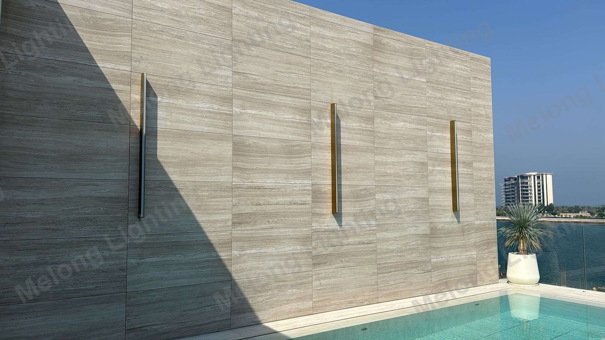 Classic Linear LED Outdoor Wall Light BD3051 - die-cast aluminum grille collection outdoor light (BD3051)