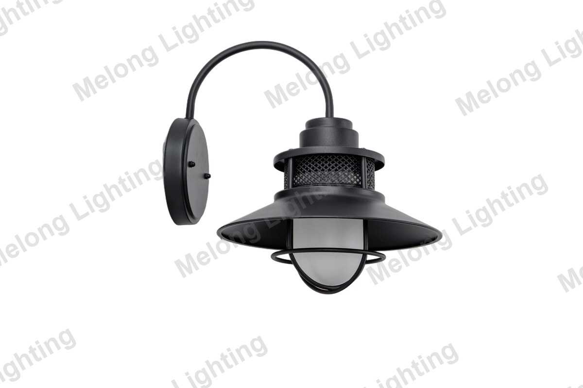 Modern Outdoor Wall Light for Exterior Walls 8272W - die-cast aluminum outdoor wall lamp with glass (8272W)