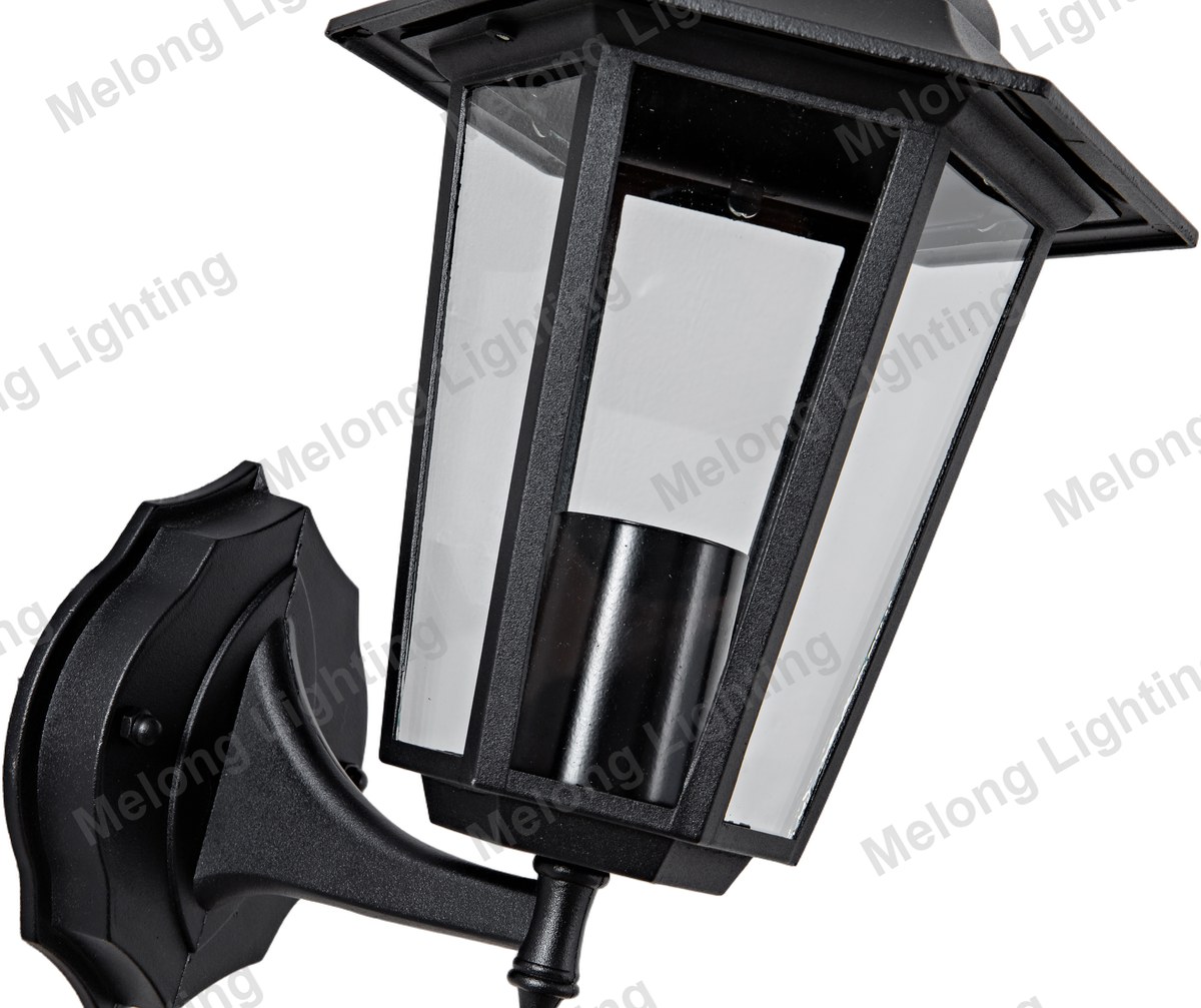 Classic Outdoor Wall Lantern for Exterior Walls 8047I - die-cast aluminum outdoor wall lamp with glass (8047I)