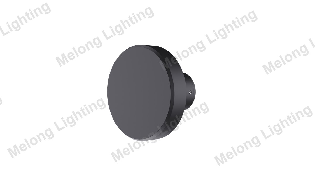Modern Round LED Outdoor Wall Light B9010W - die-cast aluminum outdoor light (B9010W)