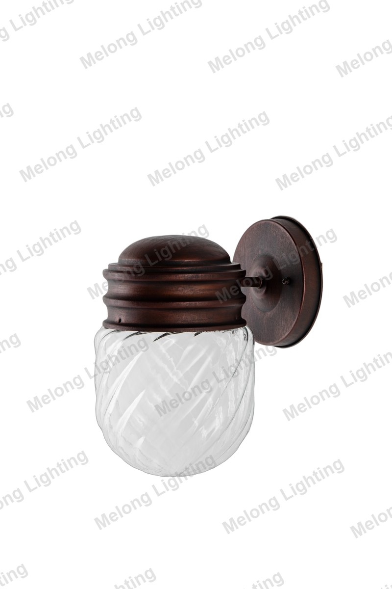 Modern Outdoor Wall Light for Exterior Walls 8180W - die-cast aluminum outdoor wall lamp with glass (8180W)