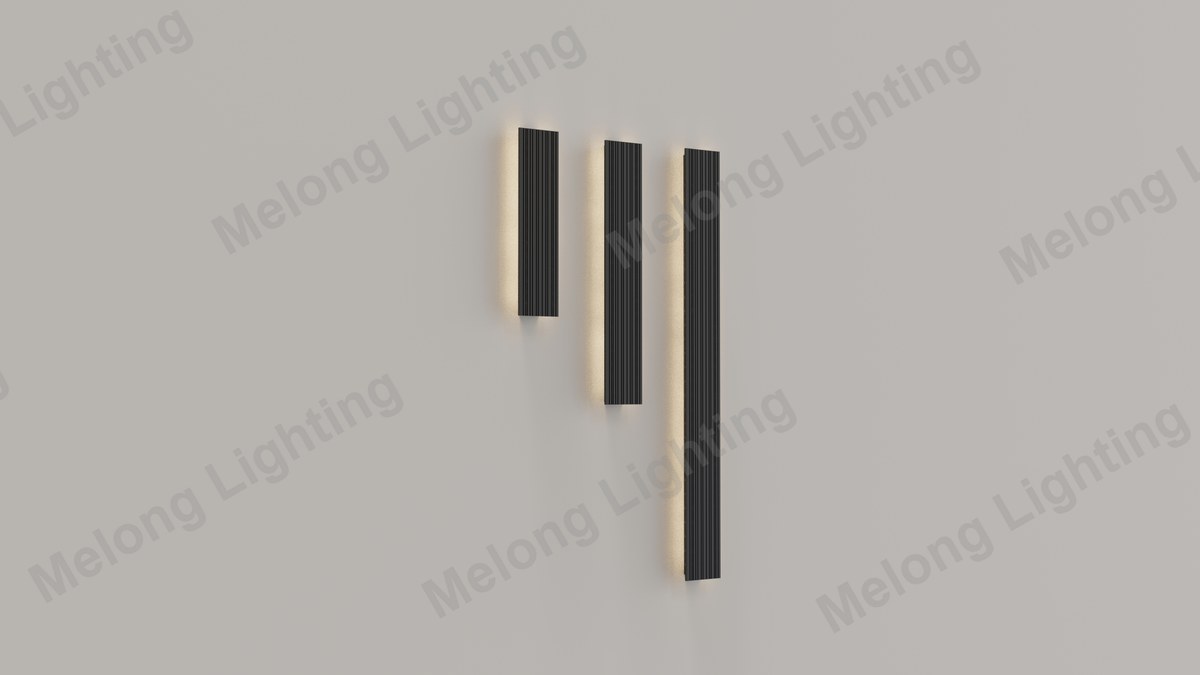 Modern Linear LED Outdoor Wall Light B3050S - die-cast aluminum outdoor light (B3050S)