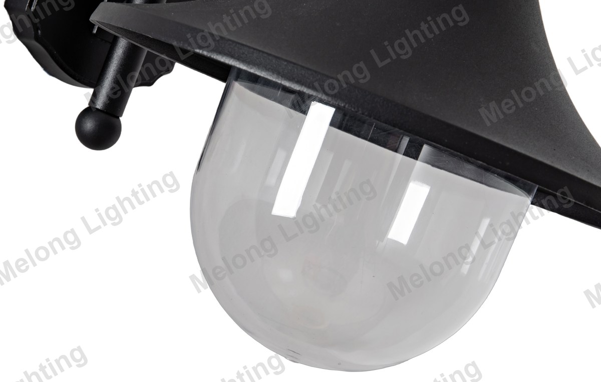 Modern Outdoor Wall Light for Exterior Walls 8068G6 - die-cast aluminum outdoor wall lamp with glass (8068G6)