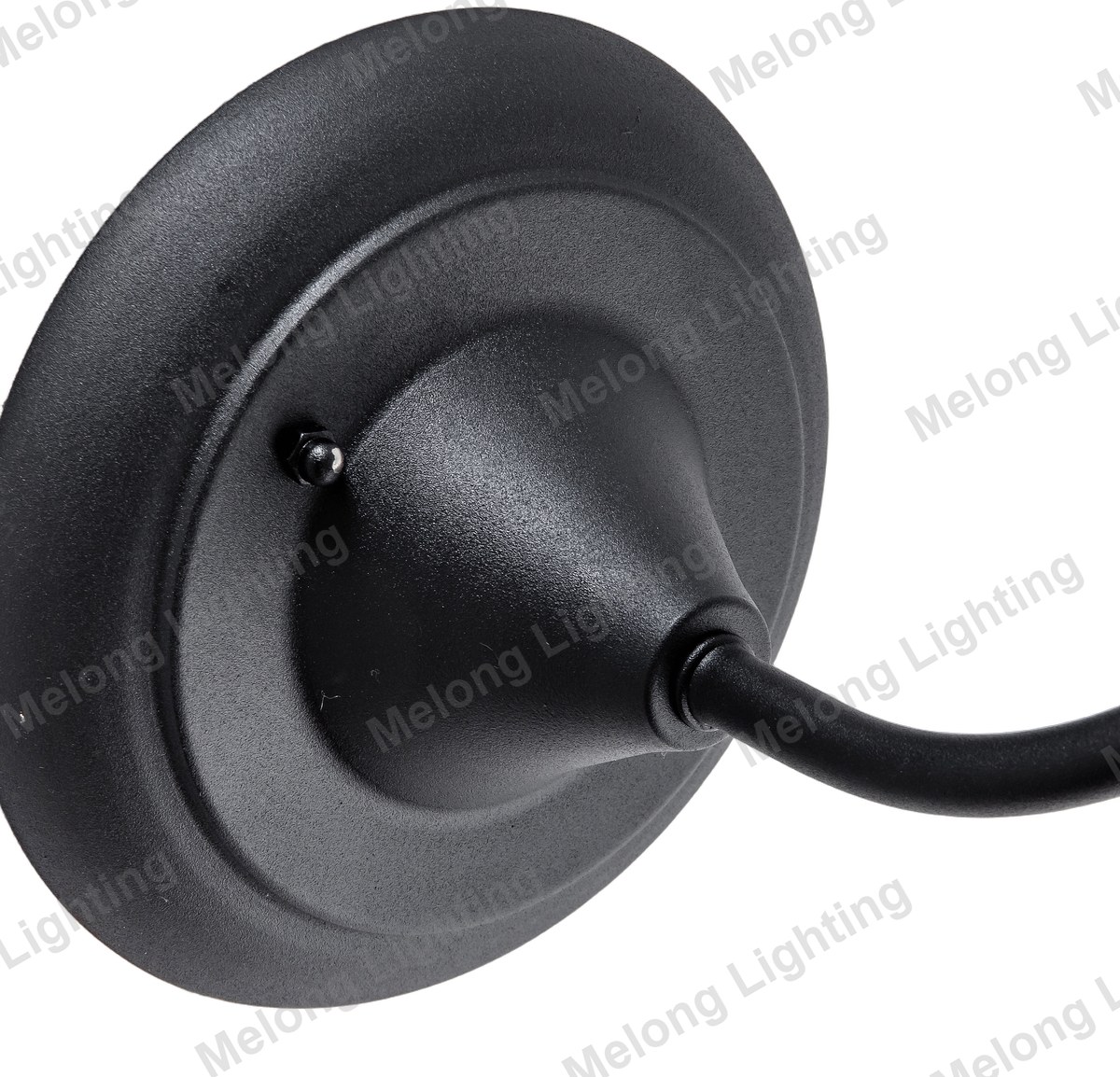 Modern outdoor wall light 8205W - die-cast aluminum black finish with seeded glass (8205W)