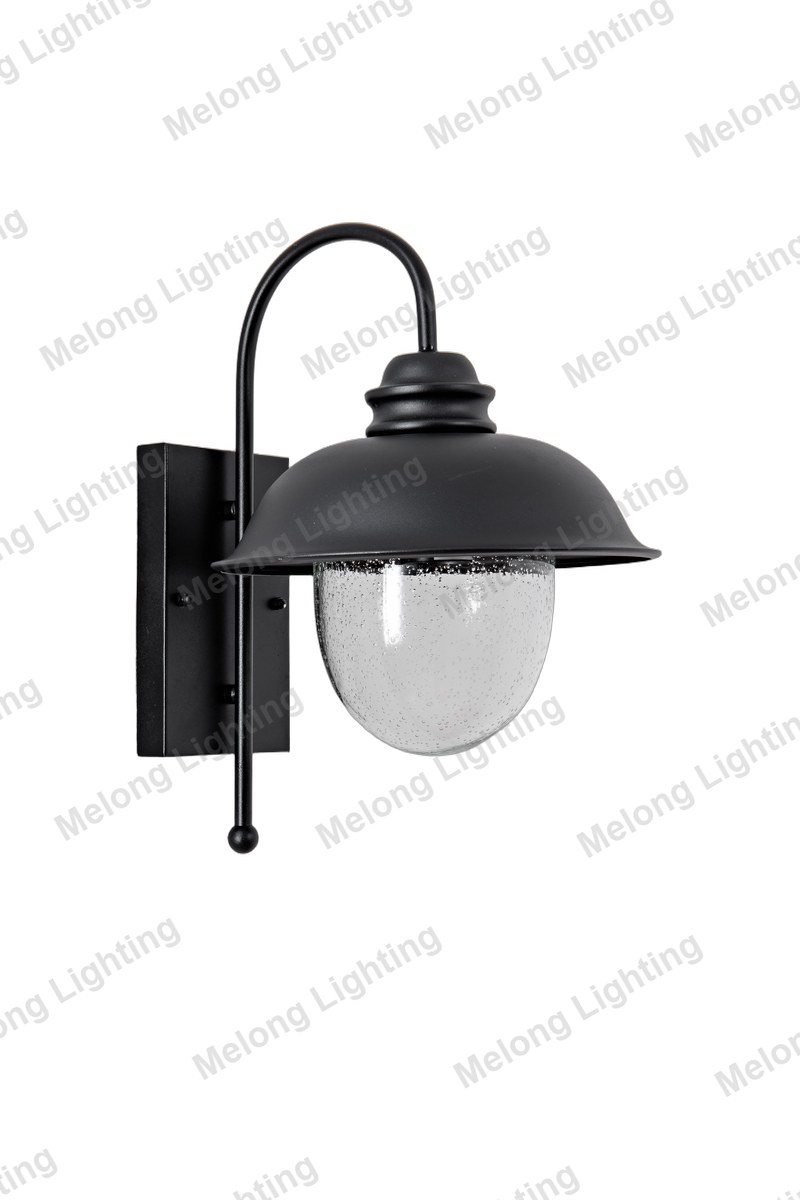 Modern Outdoor Wall Light for Exterior Walls 8111W - die-cast aluminum outdoor wall lamp with glass (8111W)