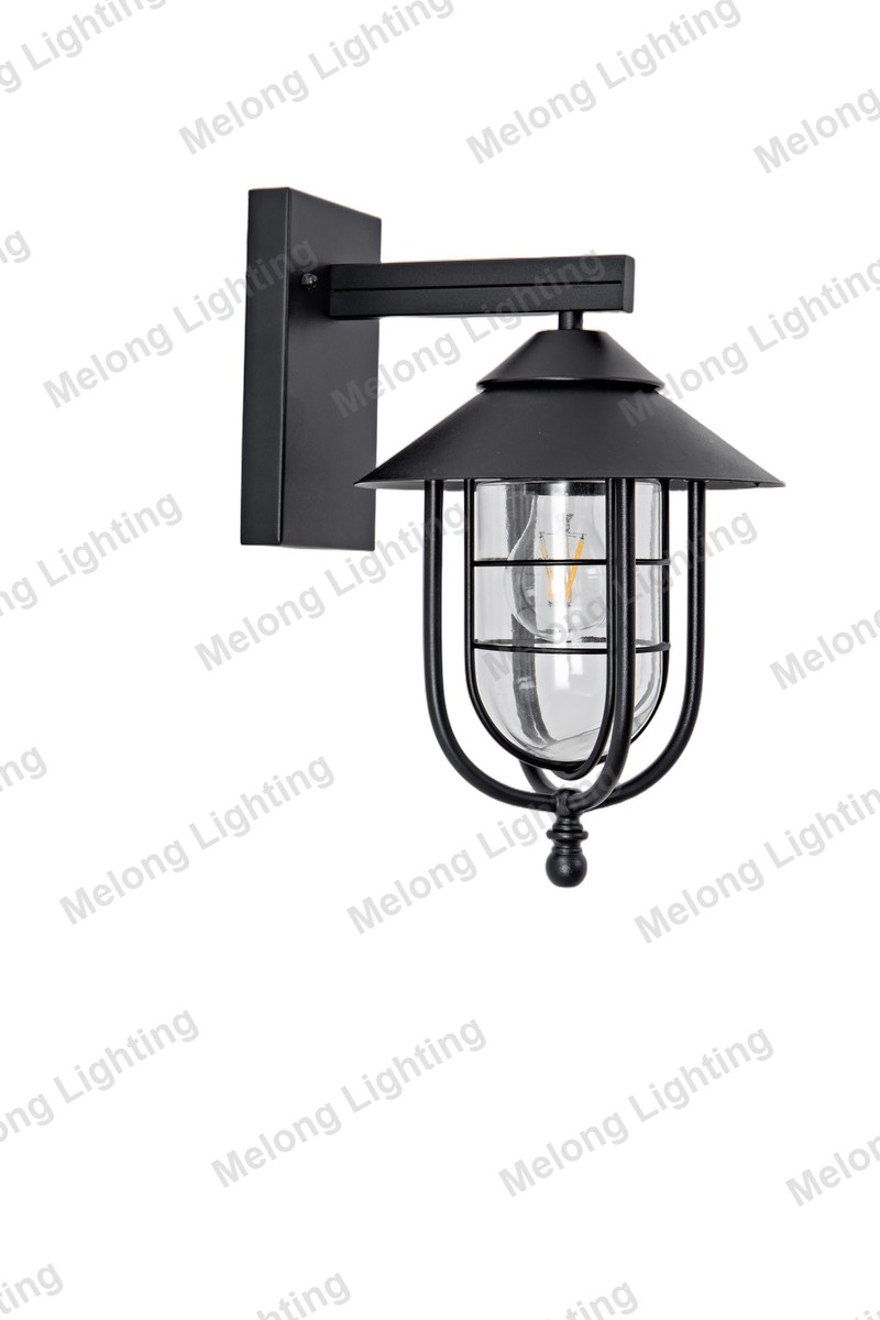 Modern Outdoor Wall Light for Exterior Walls 8258W - die-cast aluminum outdoor wall lamp with glass (8258W)