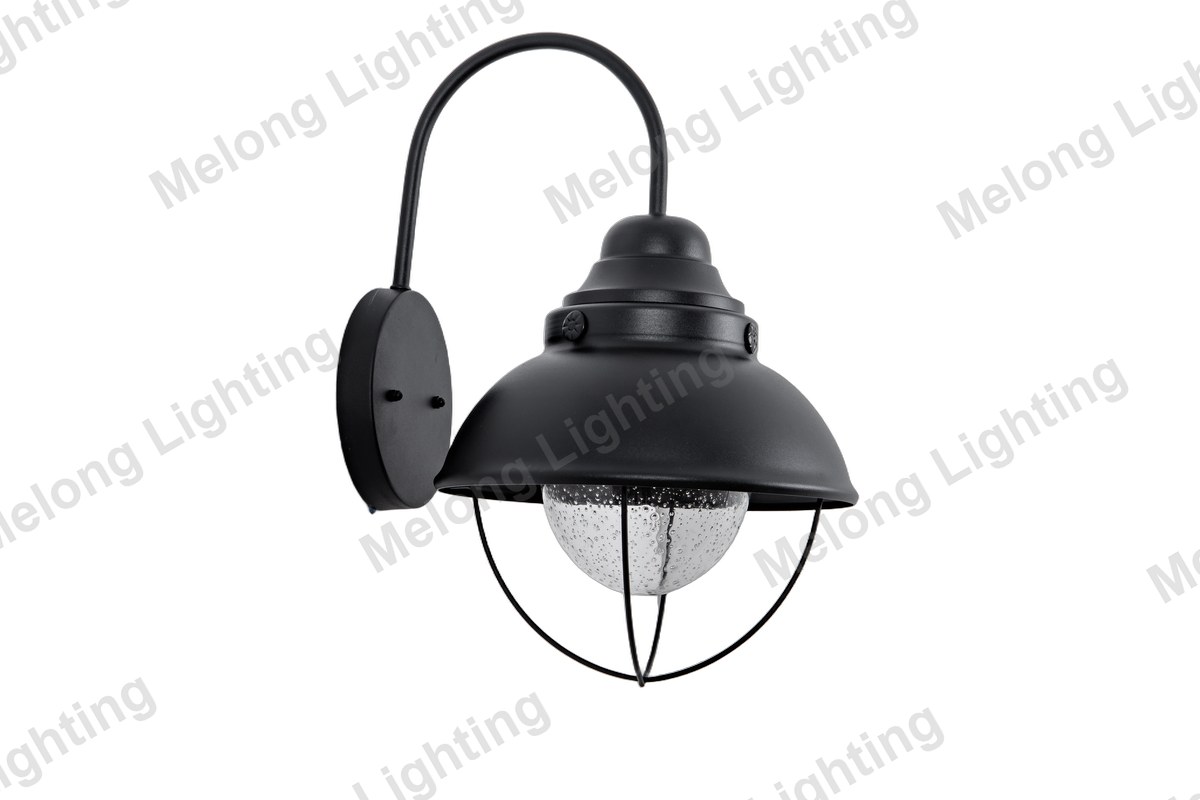 Modern Outdoor Wall Light for Exterior Walls 8232W - die-cast aluminum outdoor wall lamp with glass (8232W)