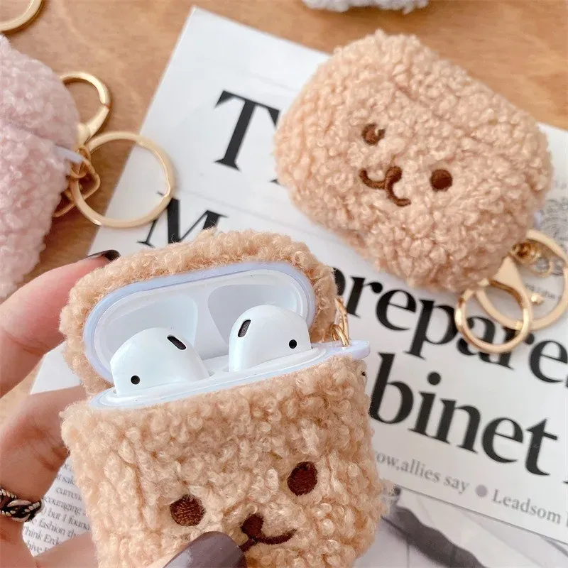 Handmade Plush Cartoon AirPods Case, product photo 02