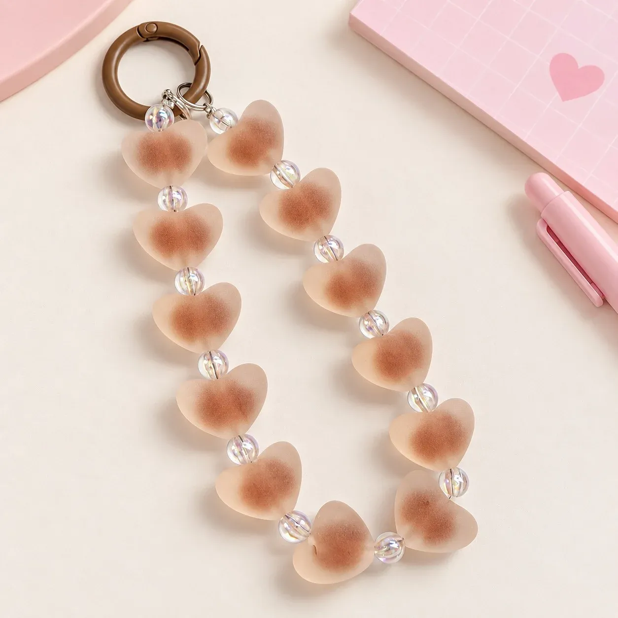 Pastel Beaded Acrylic Phone Chain, product photo 04