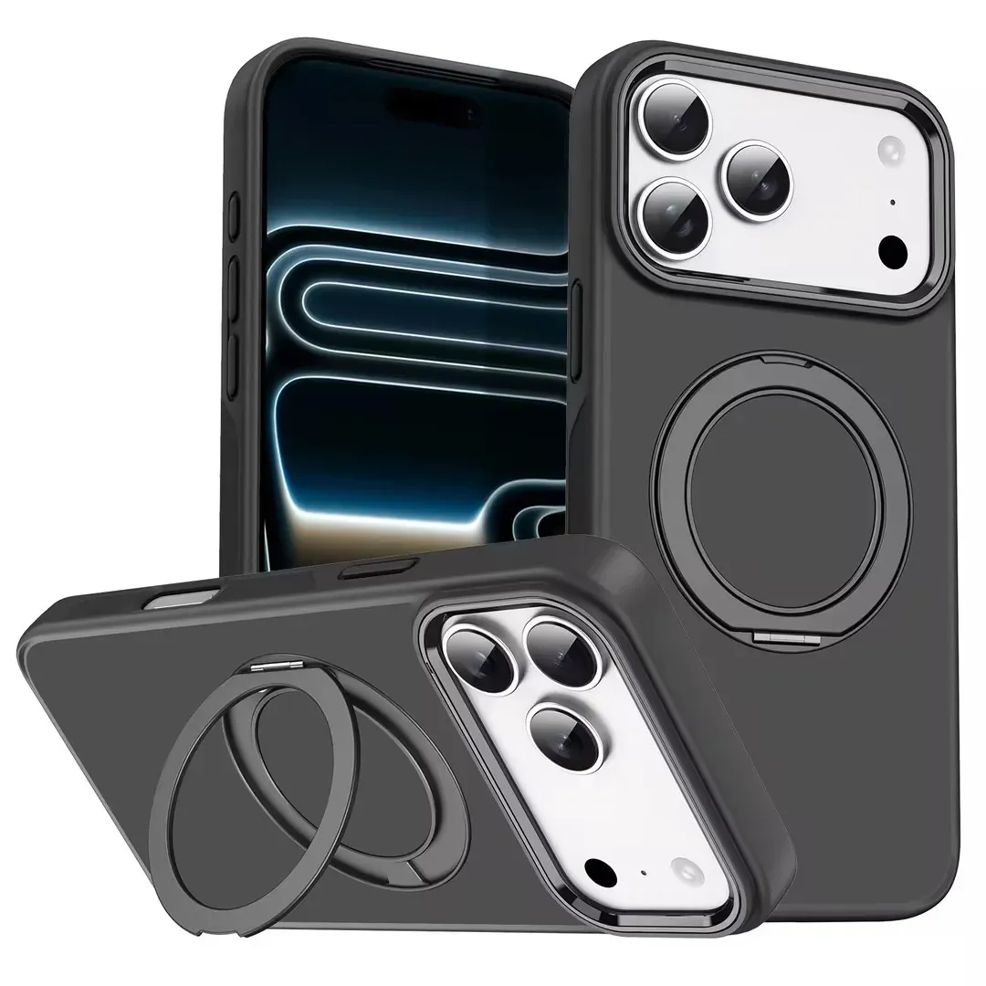 Magnetic MagSafe-compatible phone case with ring, main product photo