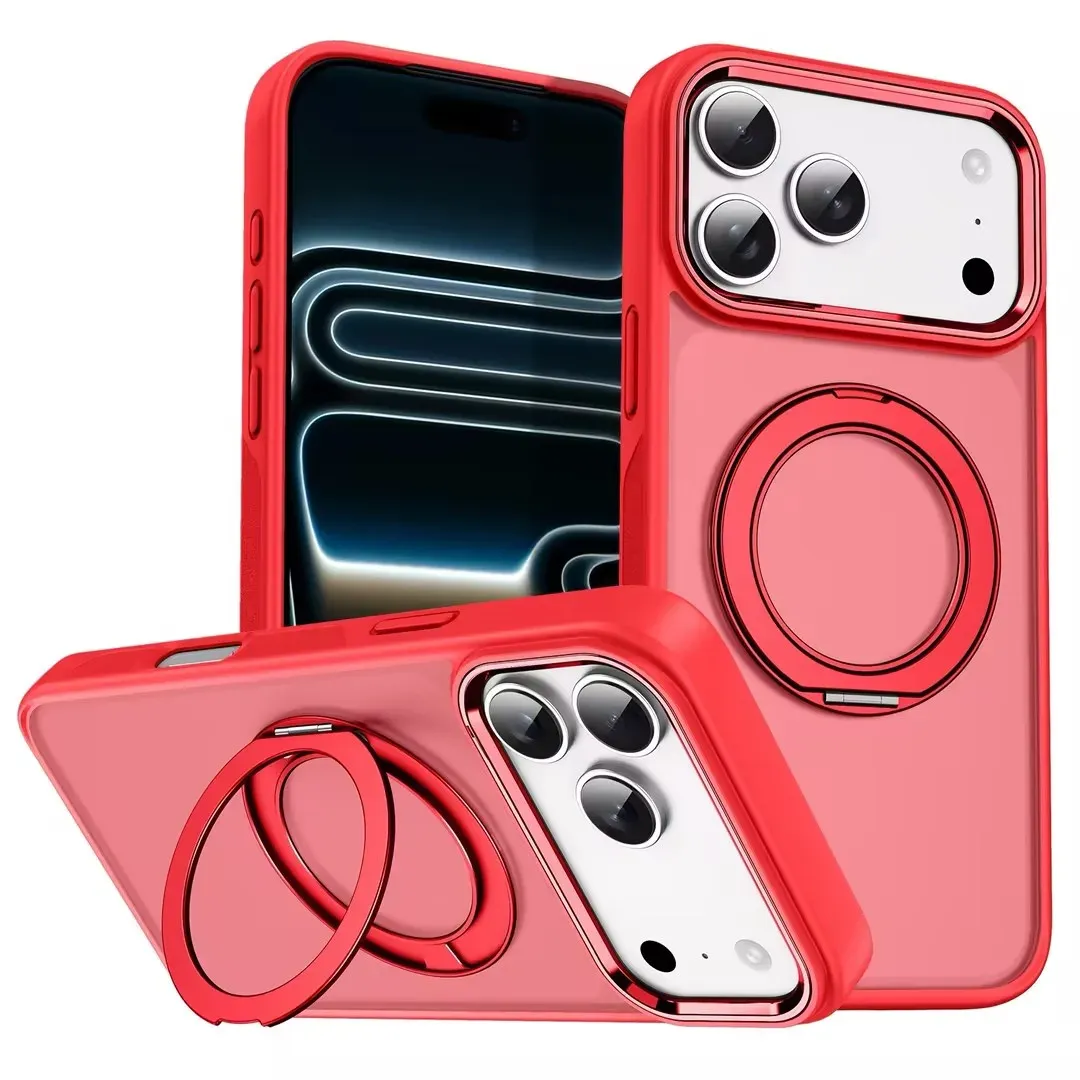 Rotatable Magnetic Ring Stand PC Case (2-in-1), main product photo