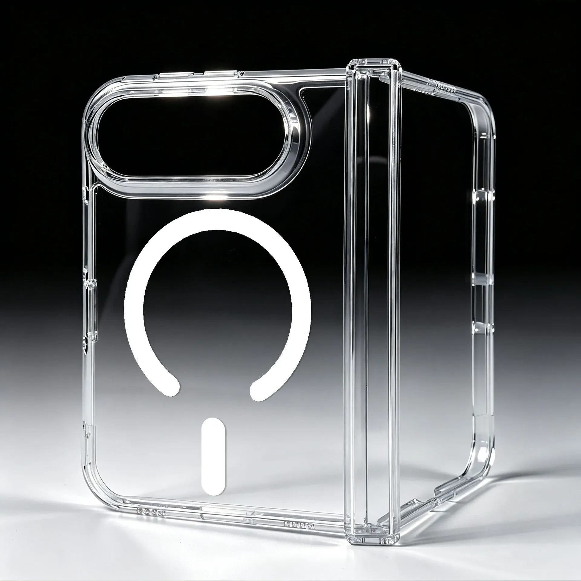 Magnetic Flip Cover Phone Case with Rhinestone, product photo 03