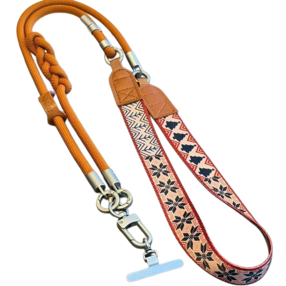Woven Polyester Crossbody Phone Lanyard, product photo 03