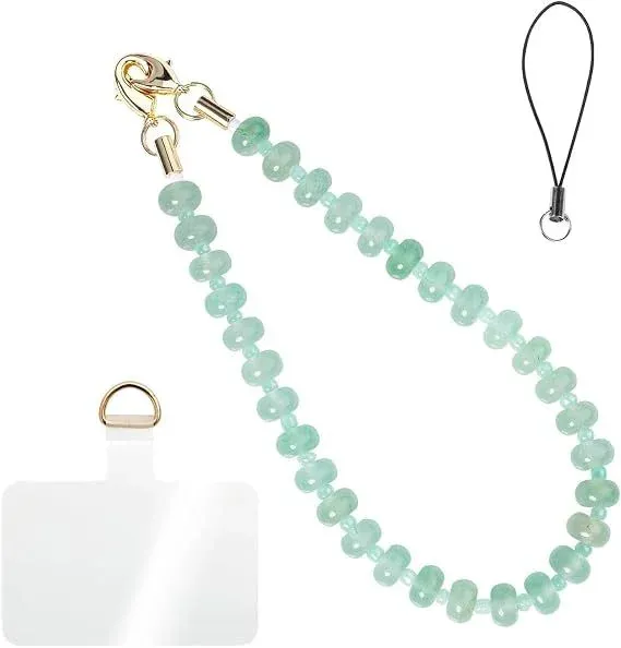 Gradient Glass Abacus Bead Phone Chain, product photo 02