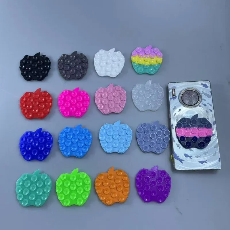 Apple Silicone Suction Phone Grip, main product photo