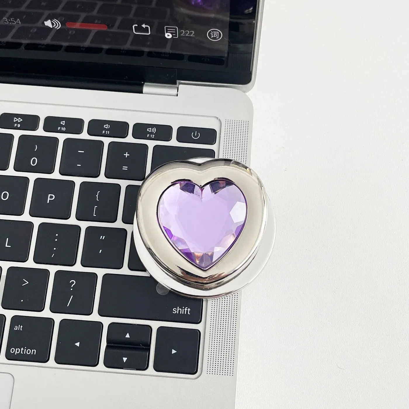 Heart Magnetic Airbag Phone Grip, product photo 02