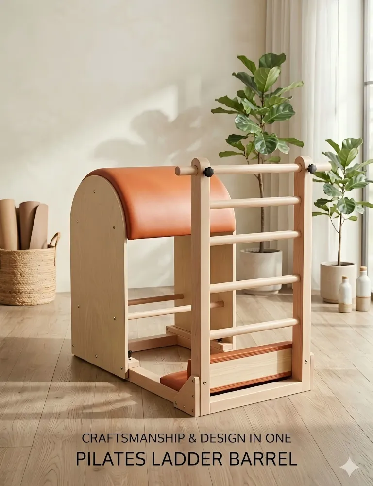 studio-ready-pilates-ladder-barrel-terracotta-wood