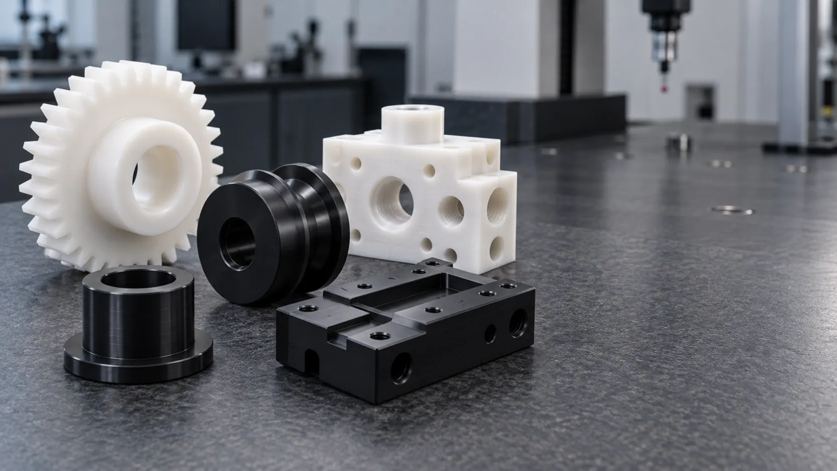 POM and Delrin CNC machined parts