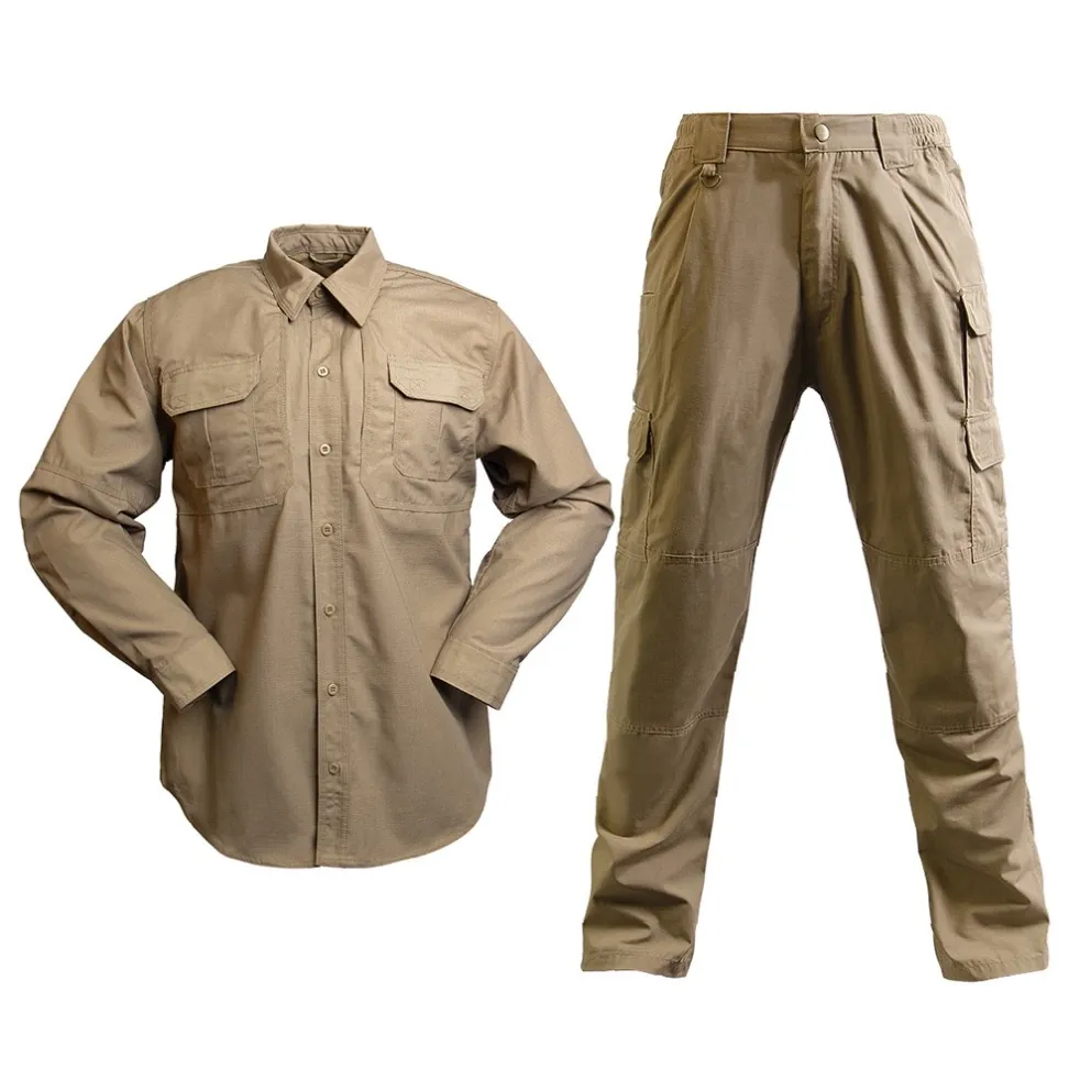 Tan colour tactical suit OEM from China