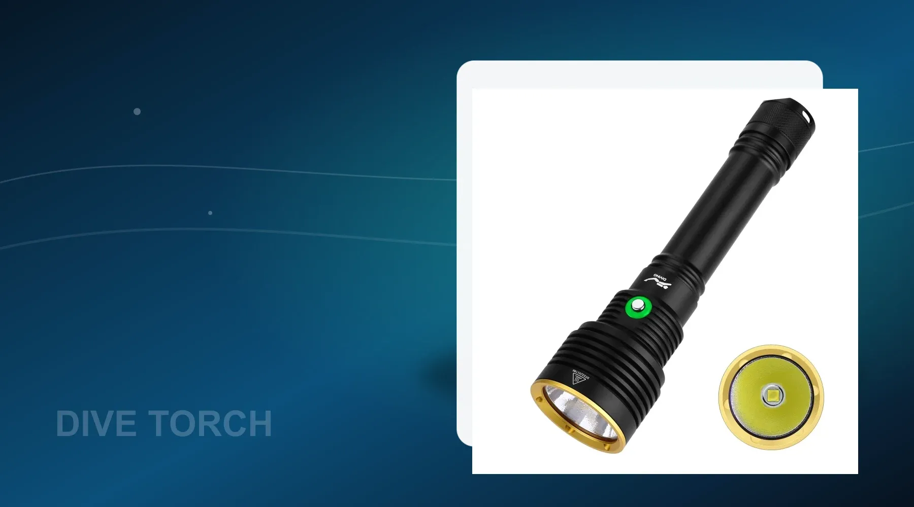 UEQIOV dive torch website banner
