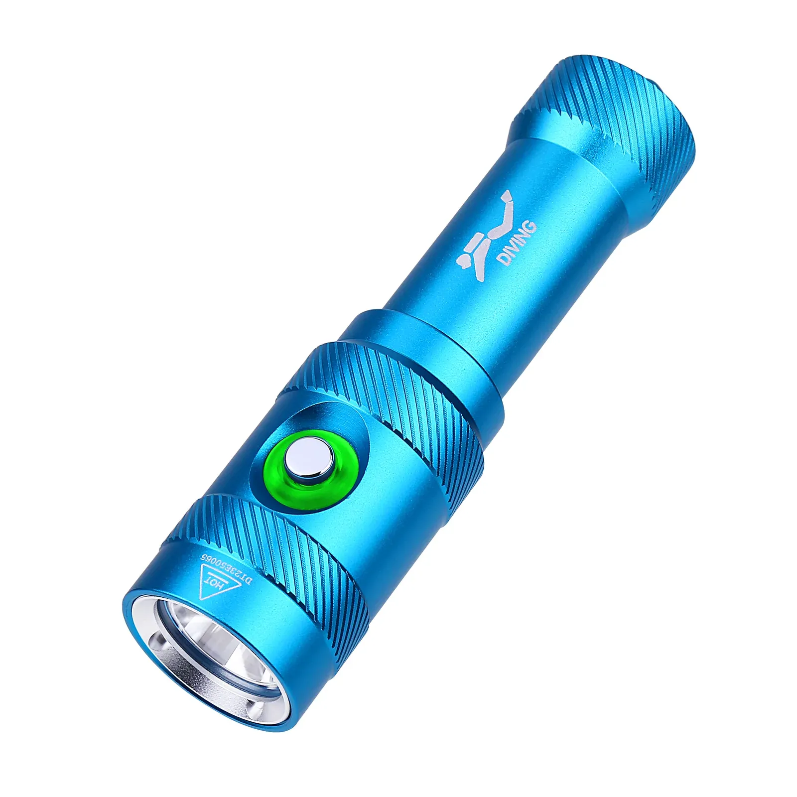 UEQIOV DM006 Blue 1000LM Rechargeable LED Aluminum Dive Light IP68 50M Waterproof 18650 Underwater Torch product image 9