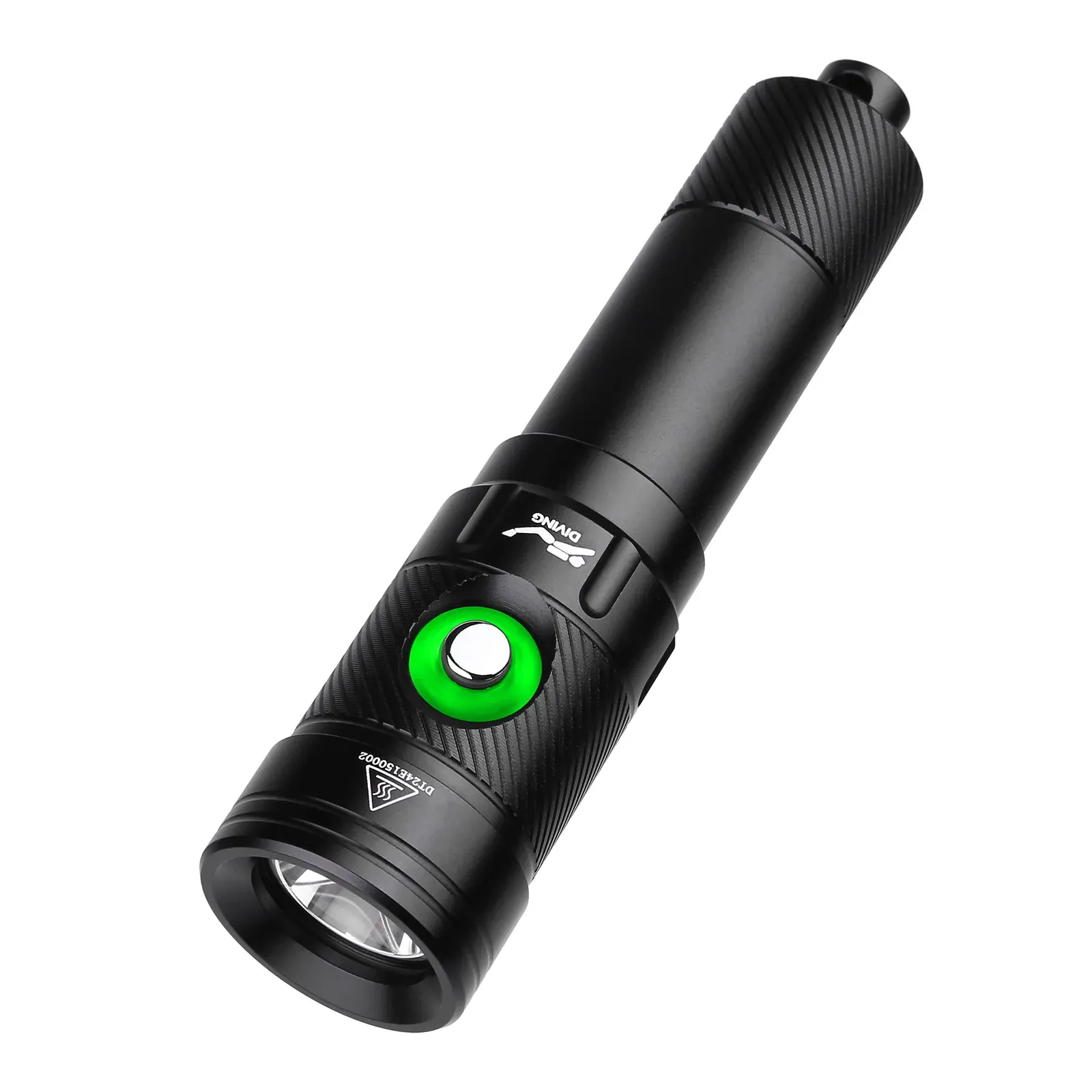 UEQIOV D180 1000LM Rechargeable LED Aluminum Dive Light IP68 80M Waterproof 18650 Underwater Torch product image 1
