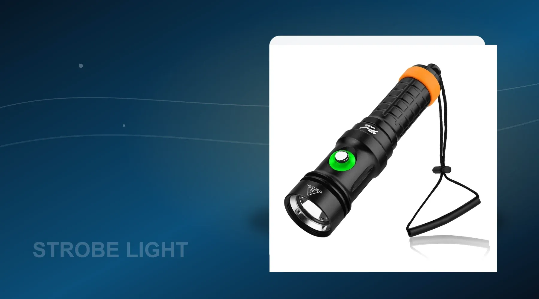 UEQIOV strobe dive light website banner
