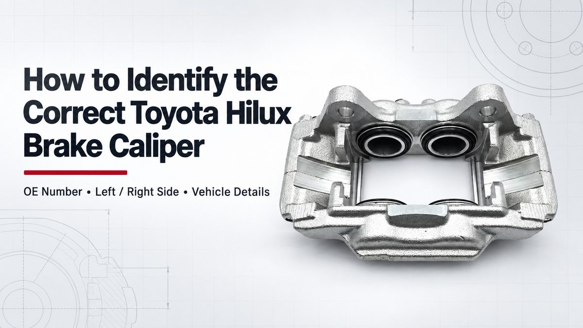 How to identify the correct Toyota Hilux brake caliper